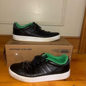 KSWISS Court Frasco Gary Vee Shoes Size 11 BLK GRN Premium Leather